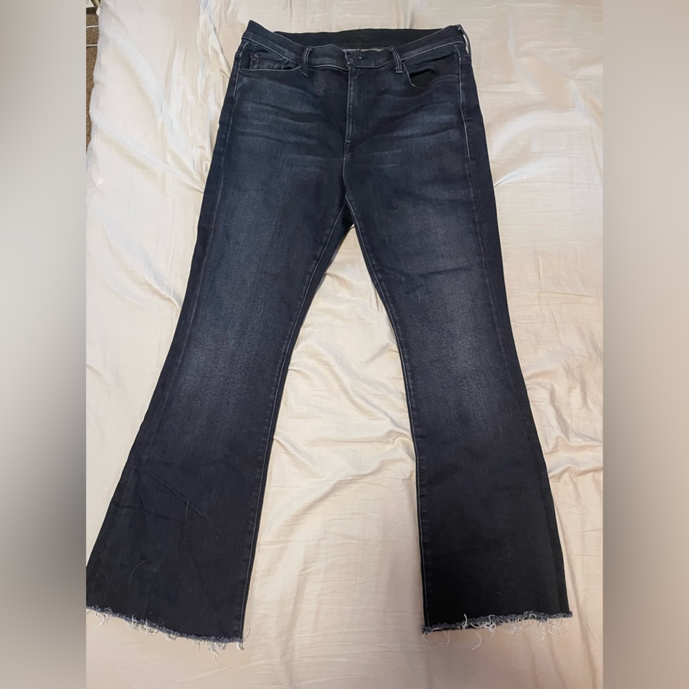 MOTHER Weekender Fray in Thunder Road SIZE 34